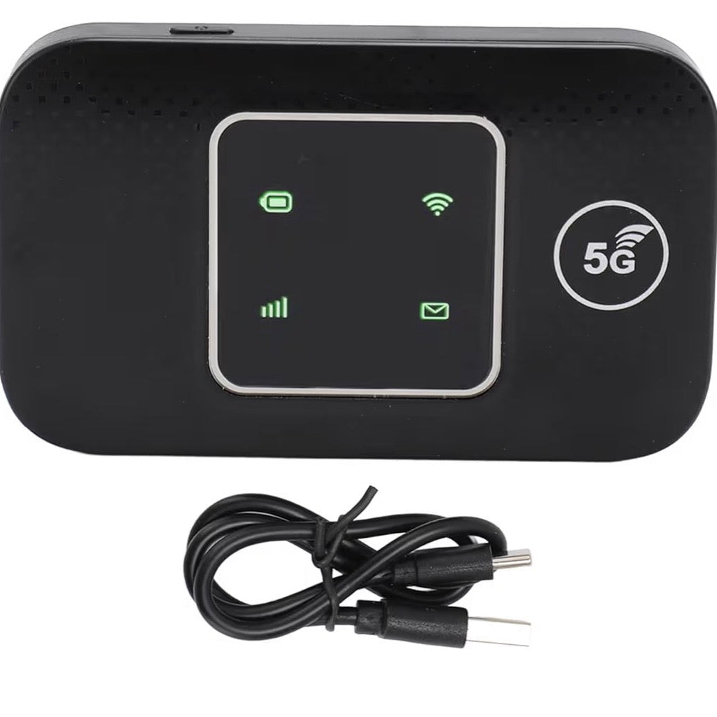 Goshyda 4G LTE Mobile WiFi Hotspot, Portable 4G Router with SIM Card Slot, Travel Hotspot Mini Router Support 10 Users, 150Mbps High Speed 4G LTE USB WiFi Modem